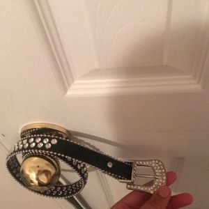 Rhinestone belt